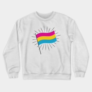 Retro Pan Pride Flag Crewneck Sweatshirt